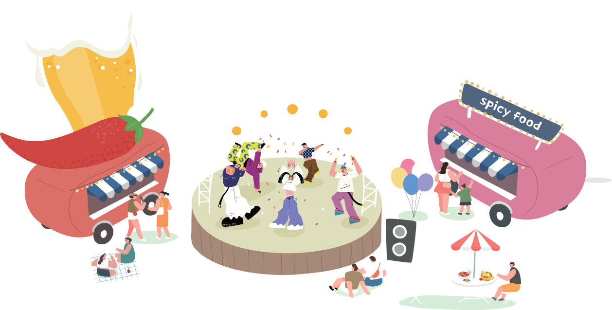 공연장 일러스트